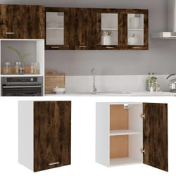vidaXL Armoire suspendue "Lyon" Chêne fumé 39,5x31x60 cm