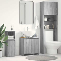 vidaXL Armoire de bain Sonoma gris 60x33x61 cm Bois d'ingénierie