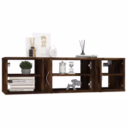 VidaXL 826363 étagères Bois Chêne, Marron - Vue supplémentaire 4