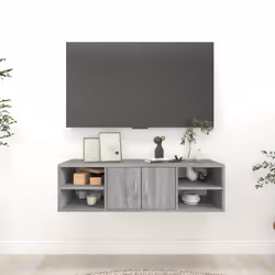 VidaXL 826364 étagères Bois Gris