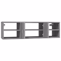 VidaXL 826364 étagères Bois Gris - Vue supplémentaire 6