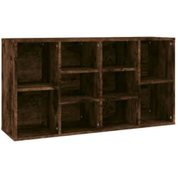 Vidaxl - Banc à chaussures Chêne fumé 103x30x54,5 cm Bois d'ingénierie