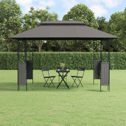 Vidaxl - Belvédère avec toit anthracite 400x300x270 cm acier