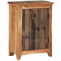 Ce buffet en bois a un aspect rustique, ce qui en fait un complément parfait pour votre maison. Bois d'acacia massif : le boi ...
