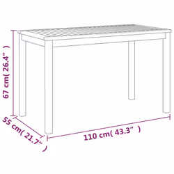 VidaXL 319718 table de jardin - Vue supplémentaire 7
