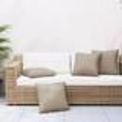 vidaXL Coussins de canapé lot de 4 taupe 40x40 cm tissu