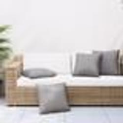 vidaXL Coussins de canapé lot de 4 gris 50x50 cm tissu