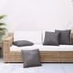 vidaXL Coussins de canapé lot de 4 anthracite 60x60 cm tissu
