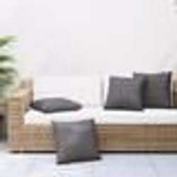 vidaXL Coussins de canapé lot de 4 anthracite 60x60 cm tissu