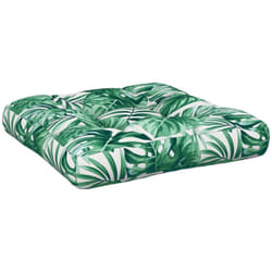 Vidaxl - Coussin de palette motif de feuilles 50x50x12 cm tissu