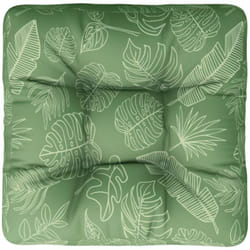 Coussin de palette motif de feuilles 50x50x12 cm tissu Vidaxl