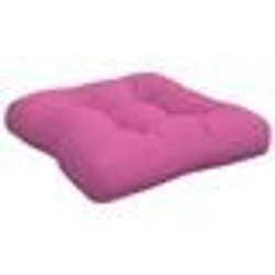 vidaXL Coussin de palette Rose 50x50x12 cm tissu