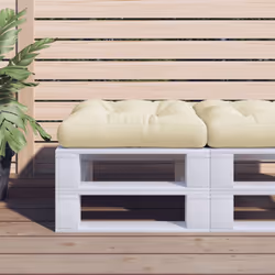 Donnez à votre espace de vie extérieur un nouveau look avec ce coussin de palette confortable en un instant ! Tissu durable : ...