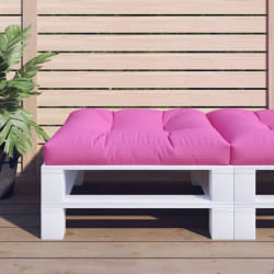 VidaXL Coussin de palette rose 70x70 cm