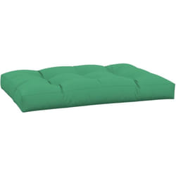 Coussin de palette vert 120x80x12 cm tissu Vidaxl