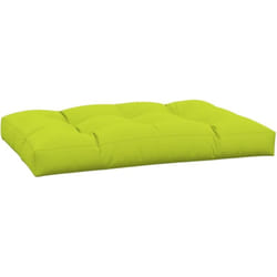 Coussin de palette vert vif 120x80x12 cm tissu Vidaxl