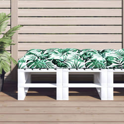 Vidaxl - Coussin de palette vert 120x80x12 cm tissu