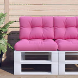 VidaXL Coussin de Palette 50x40 cm - Rose