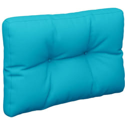 Vidaxl - Coussin de palette turquoise 60x40x12 cm tissu