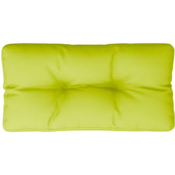 Coussin de palette vert vif 70x40x12 cm tissu vidaXL
