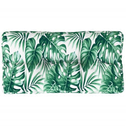 Coussin de palette motif de feuilles 70x40x12 cm tissu - Vidaxl