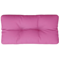 Coussin de palette rose 70x40x12 cm tissu Vidaxl