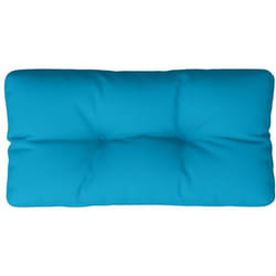 Coussin de palette bleu clair 80x40x12 cm tissu Vidaxl
