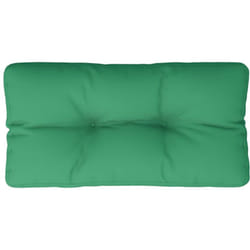 Coussin de palette vert 80x40x12 cm tissu Vidaxl