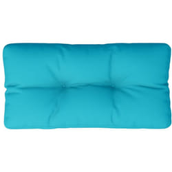 Coussin de palette turquoise 80x40x12 cm tissu vidaXL