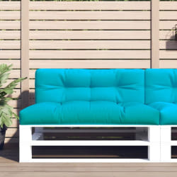 vidaXL Coussin de palette - Turquoise - 120x40 cm