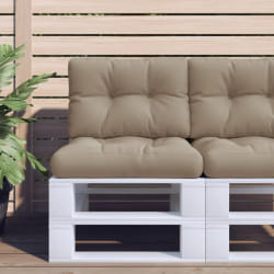vidaXL Coussins de palette - Taupe
