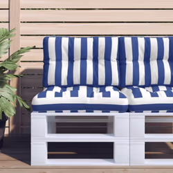 Donnez à votre espace de vie extérieur un nouveau look avec ces coussins de palette confortables en un instant ! Tissu durabl ...