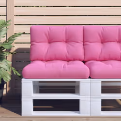 Donnez à votre espace de vie extérieur un nouveau look avec ces coussins de palette confortables en un instant ! Tissu durabl ...