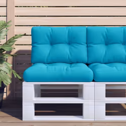Donnez à votre espace de vie extérieur un nouveau look avec ces coussins de palette confortables en un instant ! Tissu durabl ...