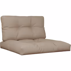 Donnez un nouveau look à votre espace de vie extérieur avec ces coussins palettes confortables en un instant ! Tissu durable  ...