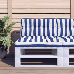 Donnez à votre espace de vie extérieur un nouveau look avec ces coussins de palette confortables en un instant ! Tissu durabl ...