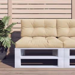 Donnez un nouveau look à votre espace de vie extérieur avec ces coussins palettes confortables en un instant ! Tissu durable  ...