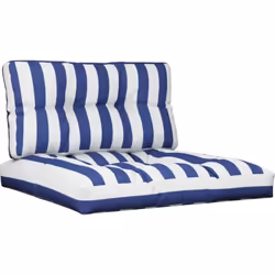 Donnez à votre espace de vie extérieur un nouveau look avec ces coussins de palette confortables en un instant ! Tissu durabl ...