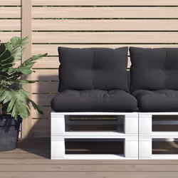 Donnez un nouveau look à votre espace de vie extérieur avec ces coussins palettes confortables en un instant ! Tissu durable  ...
