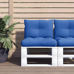 Donnez un nouveau look à votre espace de vie extérieur avec ces coussins palettes confortables en un instant ! Tissu durable  ...