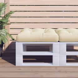 Donnez à votre espace de vie extérieur un nouveau look avec ce coussin de palette confortable en un instant ! Tissu durable : ...