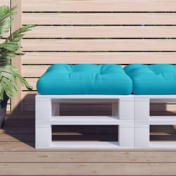 Vidaxl - Coussin de palette turquoise 60x61,5x10 cm tissu Oxford