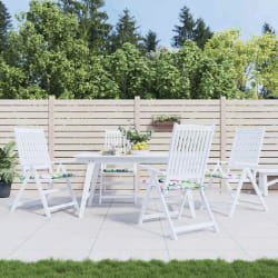 vidaXL Coussins de chaise de jardin - Multicolore