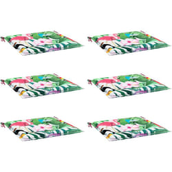Vidaxl - Coussins de chaise de jardin lot de 6 multicolore 40x40x4 cm
