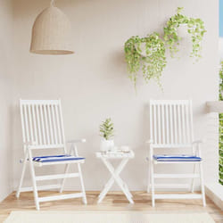 Vidaxl - Coussins de chaise de jardin lot de 2 50x50x4 cm tissu