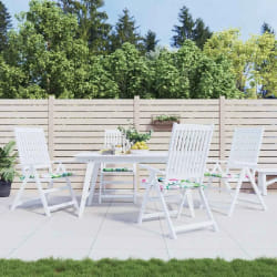 vidaXL Coussins chaise - Lot de 4 - Multicolore 50x50x3 cm