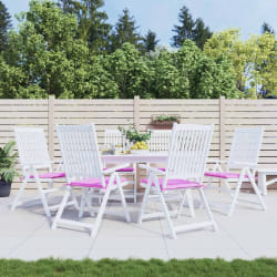 vidaXL Coussins de chaise - Rose