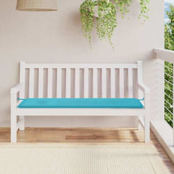 vidaXL Coussin de Banc de Jardin Galette de Chaise Antidérapante Décoration Terrasse Patio Salle de Séjour Turquoise 361163