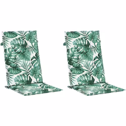 Donnez à votre espace de vie extérieur un nouveau look avec ces confortables coussins de chaise à dossier haut en un instant  ...