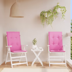 Donnez à votre espace de vie extérieur un nouveau look avec ces confortables coussins de chaise à dossier haut en un instant  ...